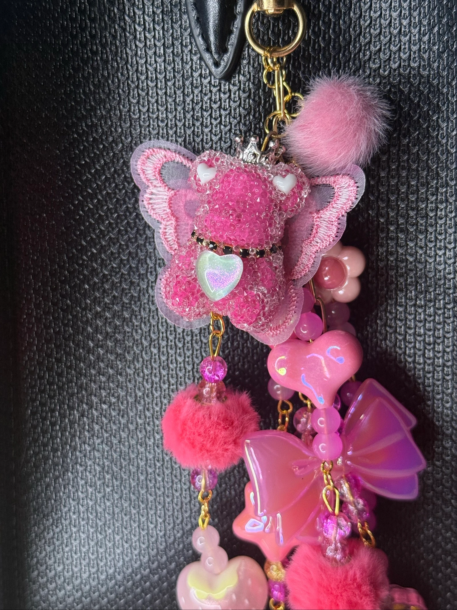 Bijou sac rose kawaii feito à mão – photo 3